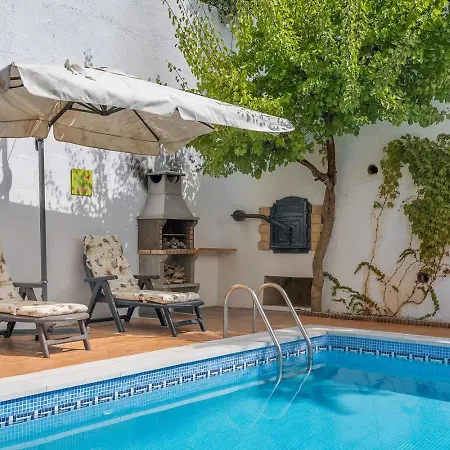 Летний дом Vistablanca En Sola Planta Con Bonitas Vistas Y Piscina - Junto A La Capital Y La Alhambra Сенес де ла Вега